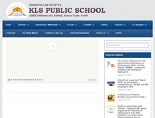 Tablet Screenshot of klspublicschool.org
